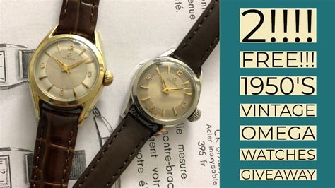 omega watch giveaway 2019|FREE GENUINE 1950's OMEGA WATCHES GIVEAWAYS!.